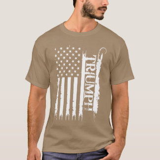 Camiseta Triunfo Estados Unidos Deteriorado con Bandera de 