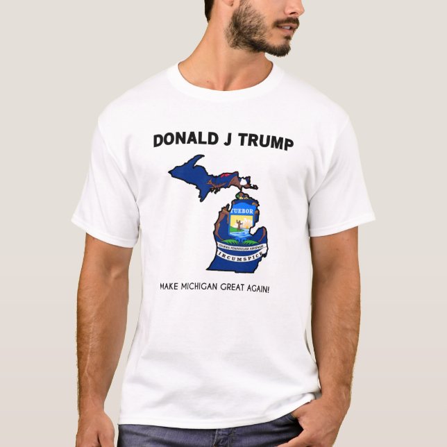 Camiseta Triunfo MAGA Michigan (Anverso)
