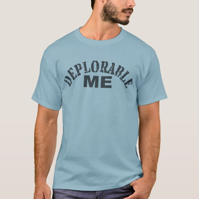 Camiseta Triunfo para el presidente 2016 - deplorable yo (Anverso)