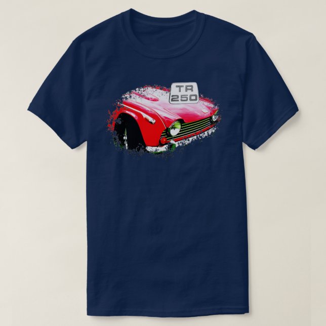 Camiseta Triunfo TR250 Elementos clásicos británicos de los (Diseño del anverso)