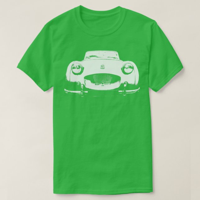 Camiseta Triunfo TR2 Monoblock británico de coches clásicos (Diseño del anverso)