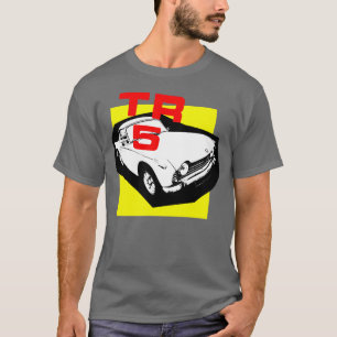 Camiseta Triunfo TR5 clásico negrita retro