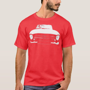 Camiseta Triunfo TR6 clásico coche deportivo británico blan