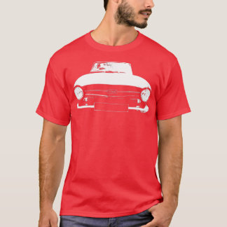Camiseta Triunfo TR6 clásico coche deportivo británico blan
