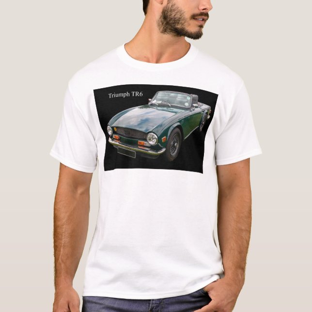 Camiseta Triunfo TR6 Classic Sports Car (Anverso)