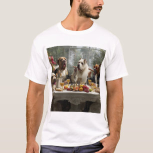 Camiseta Trivet T-shirt design, animal painting design, joy
