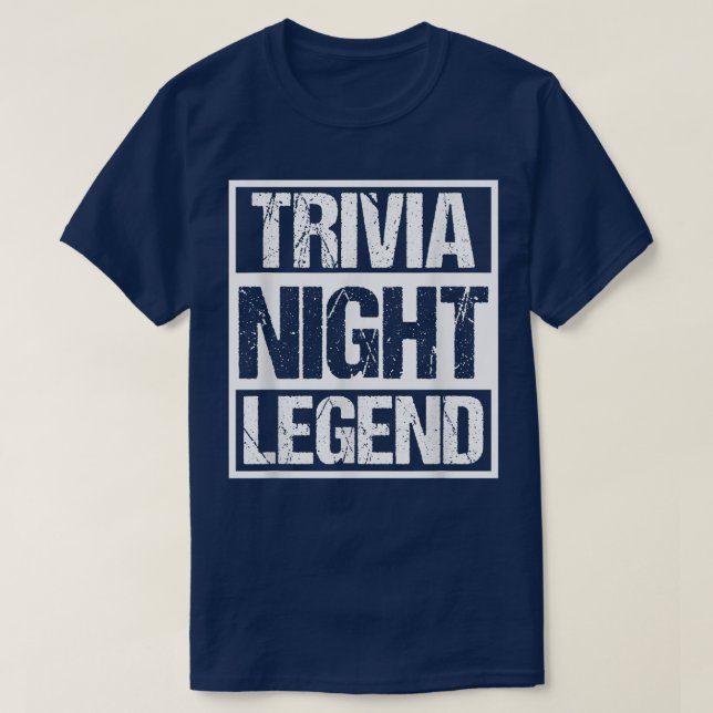 Camiseta Trivia Night LegendFunny Juego de preguntas (Diseño del anverso)