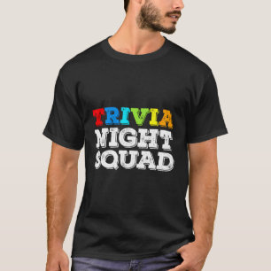 Camiseta Trivia Night Squad - Divertido Entusiasta de Juego