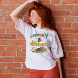 Camiseta TRIXIE Novia de luna de miel con tema retro de los