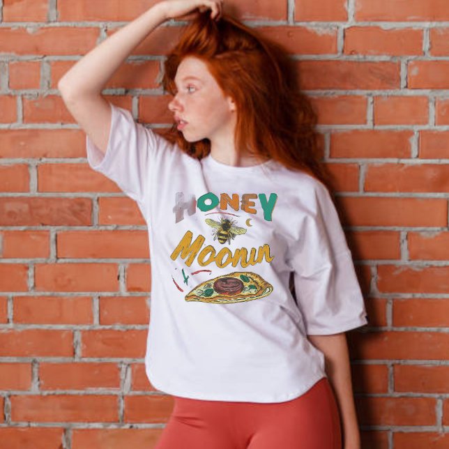 Camiseta TRIXIE Novia de luna de miel con tema retro de los (Subido por el creador)