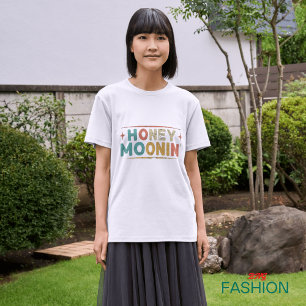 Camiseta TRIXIE Retro Temática de los 70 Novia en Luna de M