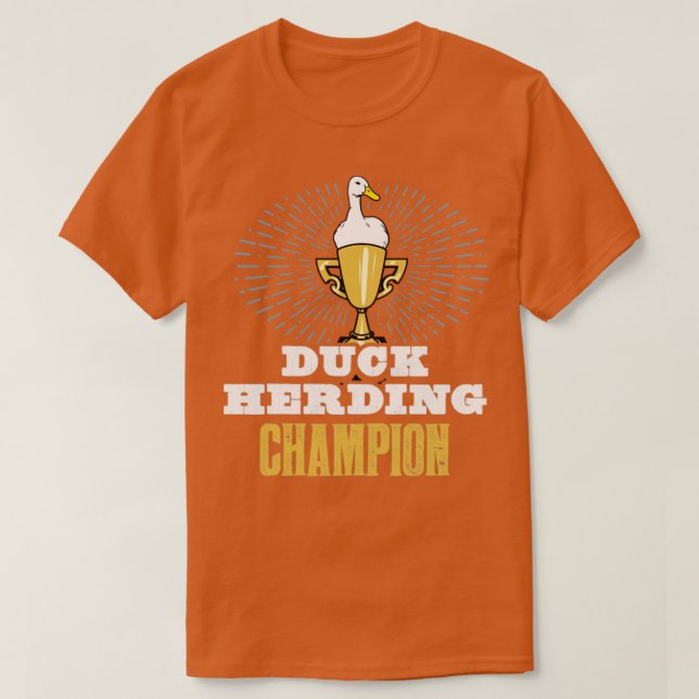 Camiseta Trofeo de Campeón de Pato Competitivo (Diseño del anverso)