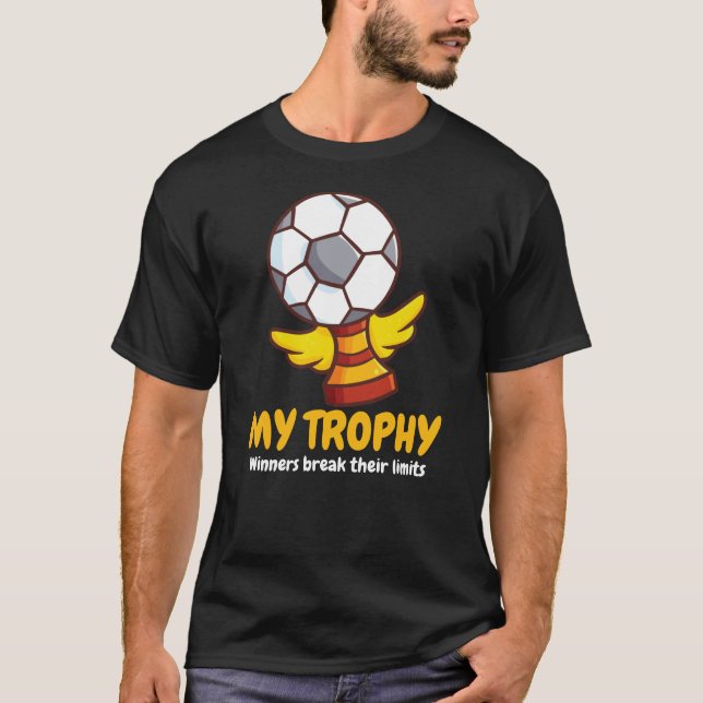 Camiseta Trofeo de Fútbol de personalizable (Anverso)