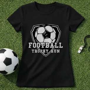 Camiseta Trofeo de Fútbol Persecución de Cresta de Insignia