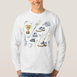 Camiseta Trofeo de Golf Mejor Papá para el Día del Padre o 