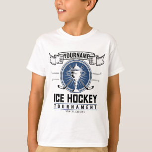 Camiseta Trofeo de hockey sobre hielo personalizado jugador