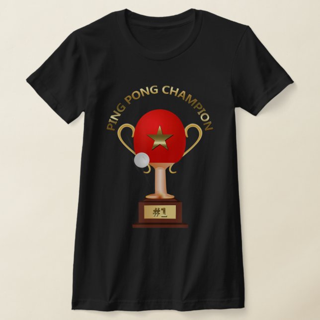 Camiseta Trofeo de Ping Pong (Distribución)
