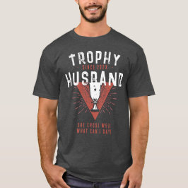 Camiseta Trofeo Divertido Esposo Desde Regalo Año Personali