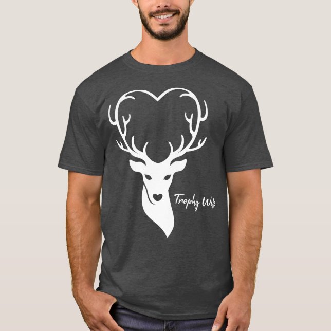 Camiseta Trofeo Esposa Cazadora Esposa Esposa (Anverso)