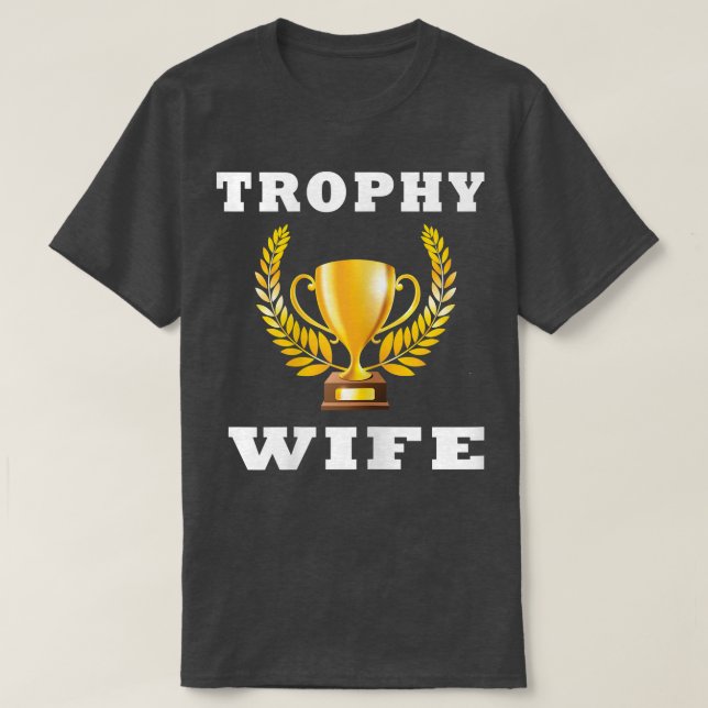 Camiseta Trofeo femenino esposa novia (Diseño del anverso)