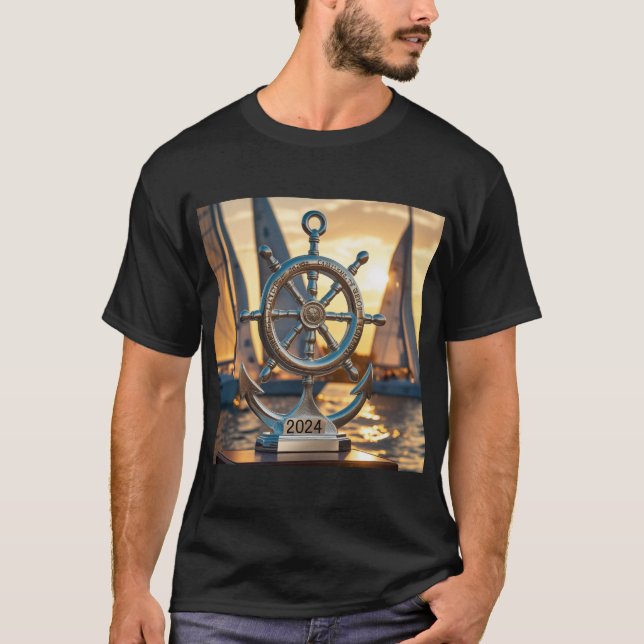 Camiseta Trofeo marítimo brillante (Anverso)