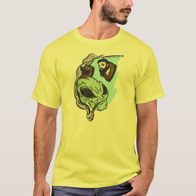 Camiseta Trofeos extranjeros de la cabeza humana (Anverso)