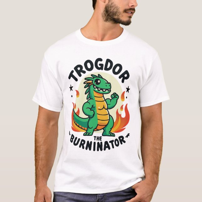 Camiseta Trogdor The Burninator - The Baby (Anverso)