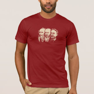 Camiseta Troika rusa: Tolstoy, Dostoevsky, Chekhov
