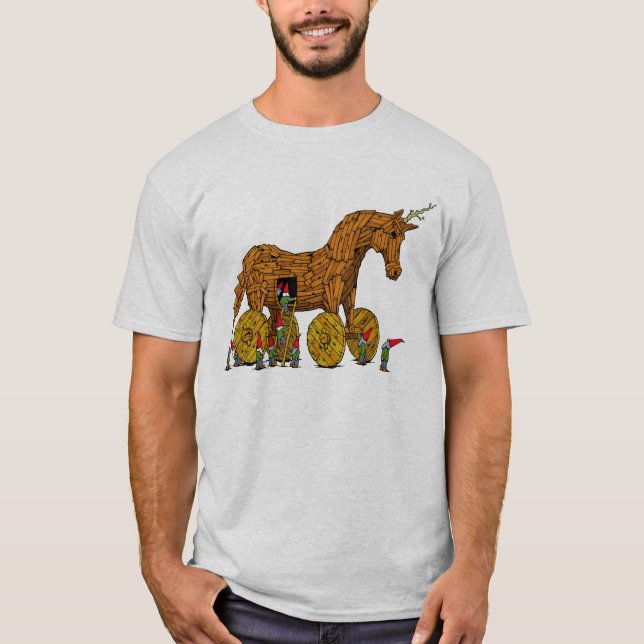 Camiseta Trojan del unicornio (Anverso)