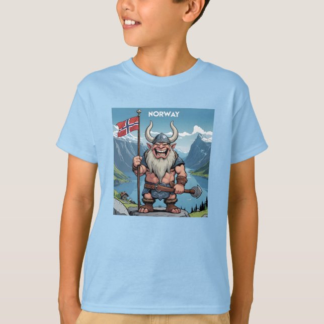 Camiseta Troll noruego (Anverso)