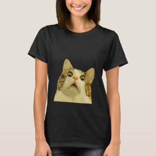 Camiseta Troll Trolleando Gato Meme Asustado Aterrado Popul