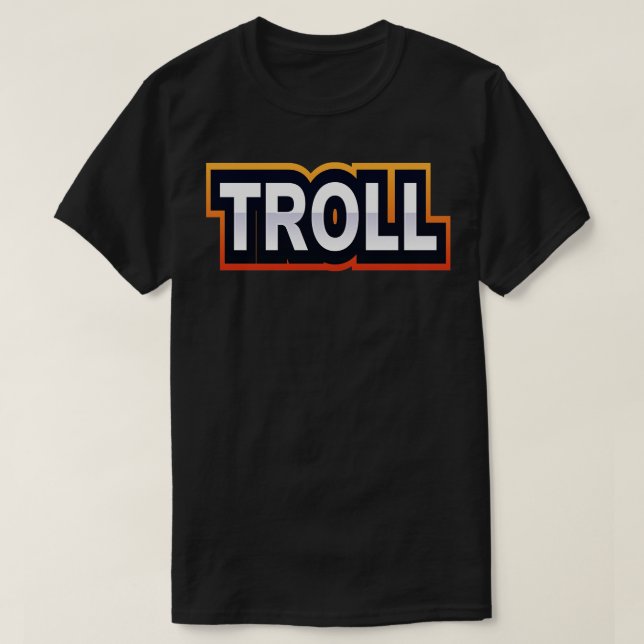 Camiseta Troll Trolling Gamer (Diseño del anverso)