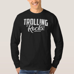 Camiseta Trolling Rocks Internet Troll Sarcast