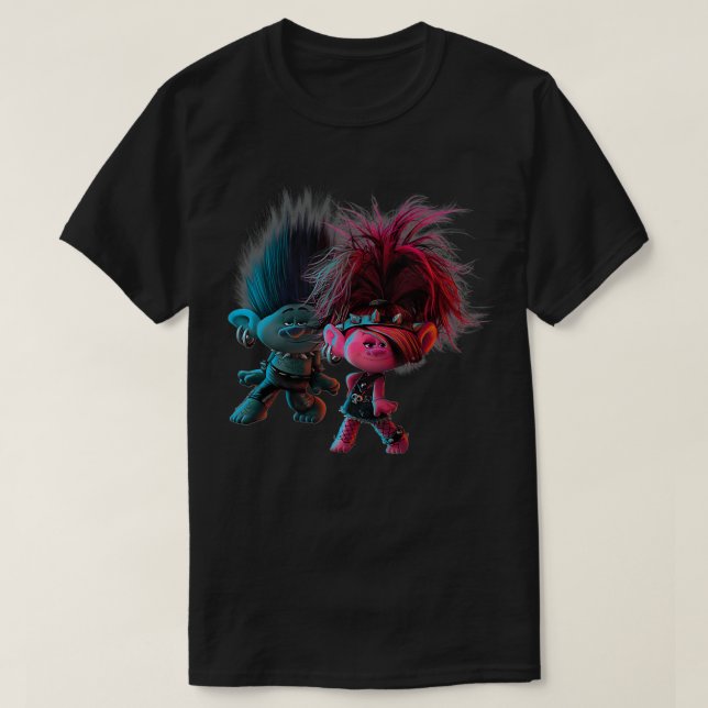 Camiseta Trolls World Tour Branch & Pose  (Diseño del anverso)