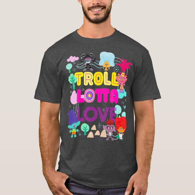 Camiseta Trolls World Tour Troll Love (Anverso)