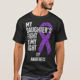 Camiseta Trombocitopenia inmune La lucha de mi hija es la m