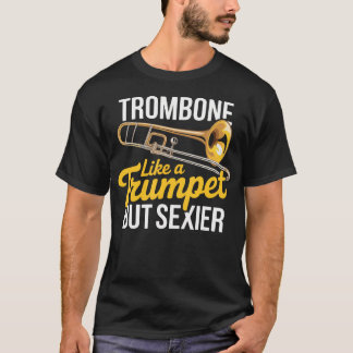 Camiseta Trombón Como Una Banda De Marcha De Jazz De Trompe