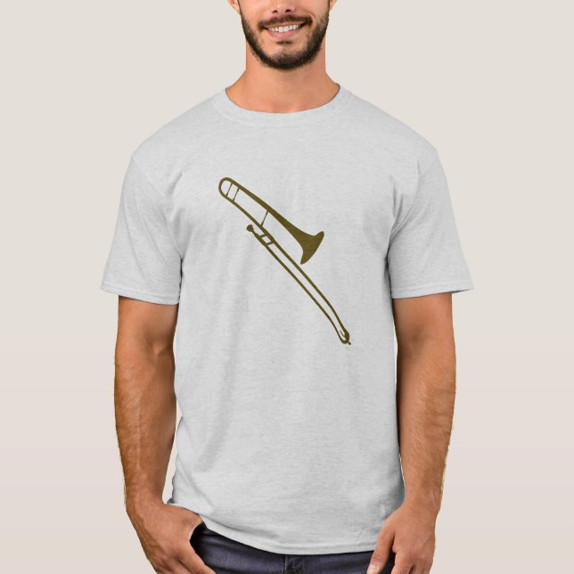 Camiseta Trombón marrón (Anverso)