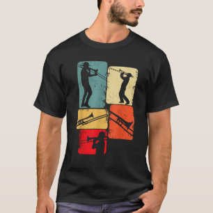 Camiseta Trombón Trombonista Músico Jazz Boys Hombres T Shi