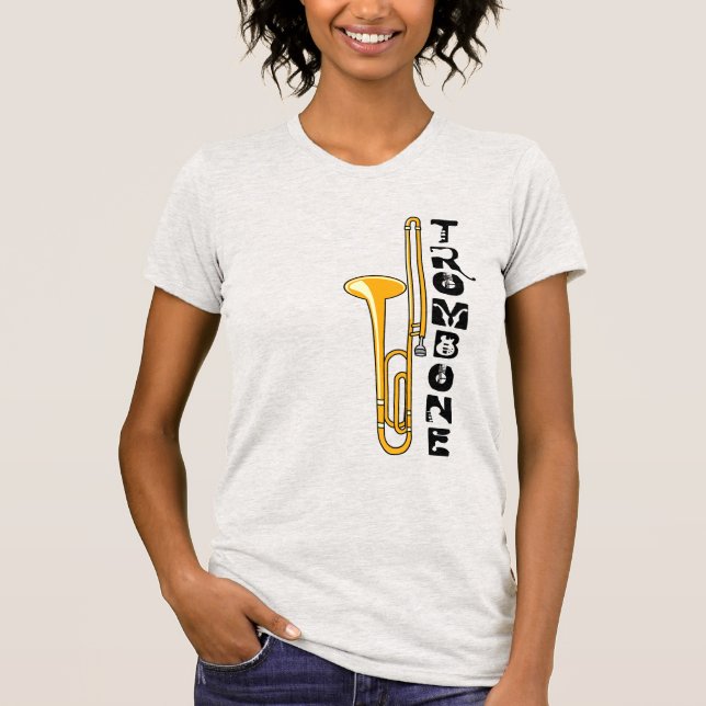 Camiseta Trombón vertical (Anverso)