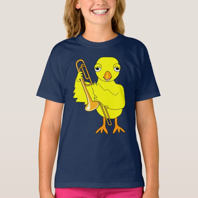 Camiseta Trombone Chick (Anverso)