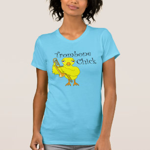Camiseta Trombone Chick Text