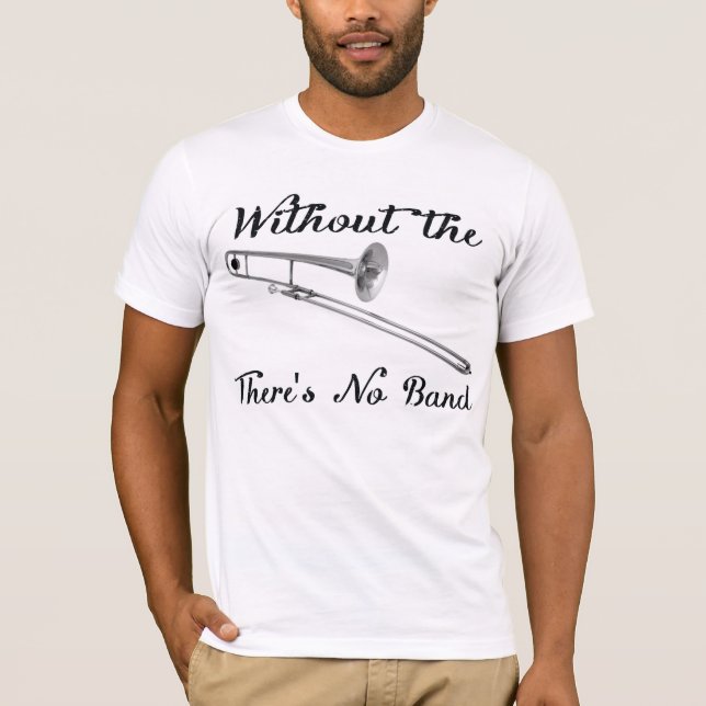 Camiseta Trombone Mens Basic Amer. Aplicación. Tee (Anverso)