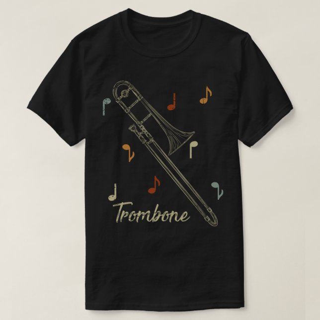 Camiseta Trombone Player de jazz Trombone Gige Trombone Pul (Diseño del anverso)