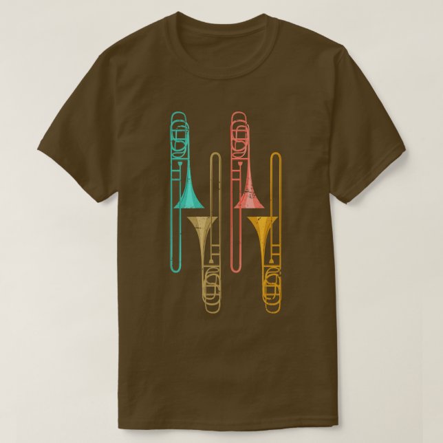 Camiseta Trombone retro 1 (Diseño del anverso)