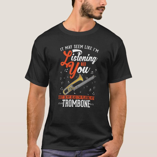 Camiseta Trombone Trombone Player (Anverso)
