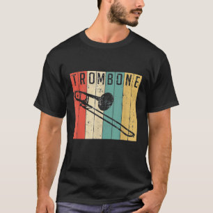 Camiseta Trombone Vintage Retro Musicólogo