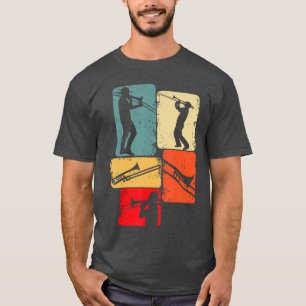 Camiseta Trombonerombonista Músico Jazz Chicos Hombres rega