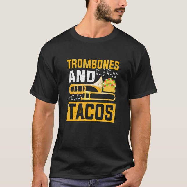 Camiseta Trombones Y Tacos Trombone (Anverso)