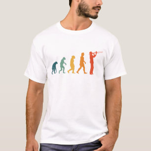Camiseta Trombonista de banda de conciertos Retro de Evoluc